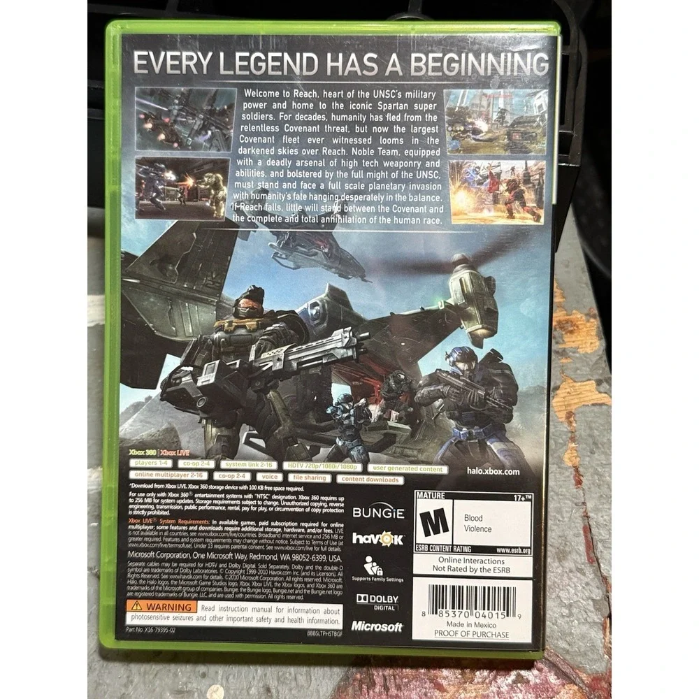 Halo Reach (Xbox 360, 2010)‎ Original